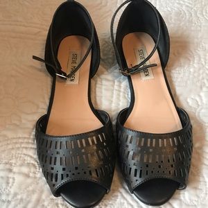 Steve Madden Peep Toe Ballet Flats